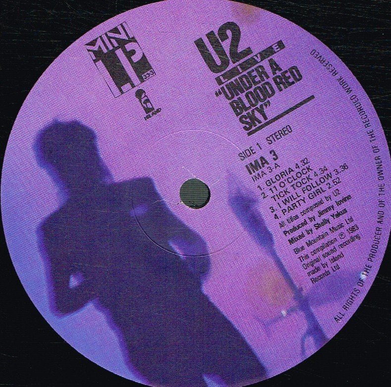U2 - Under A Blood Red Sky - Lp