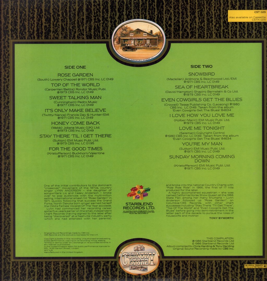 Lynn Anderson - Very Best Of - Lp