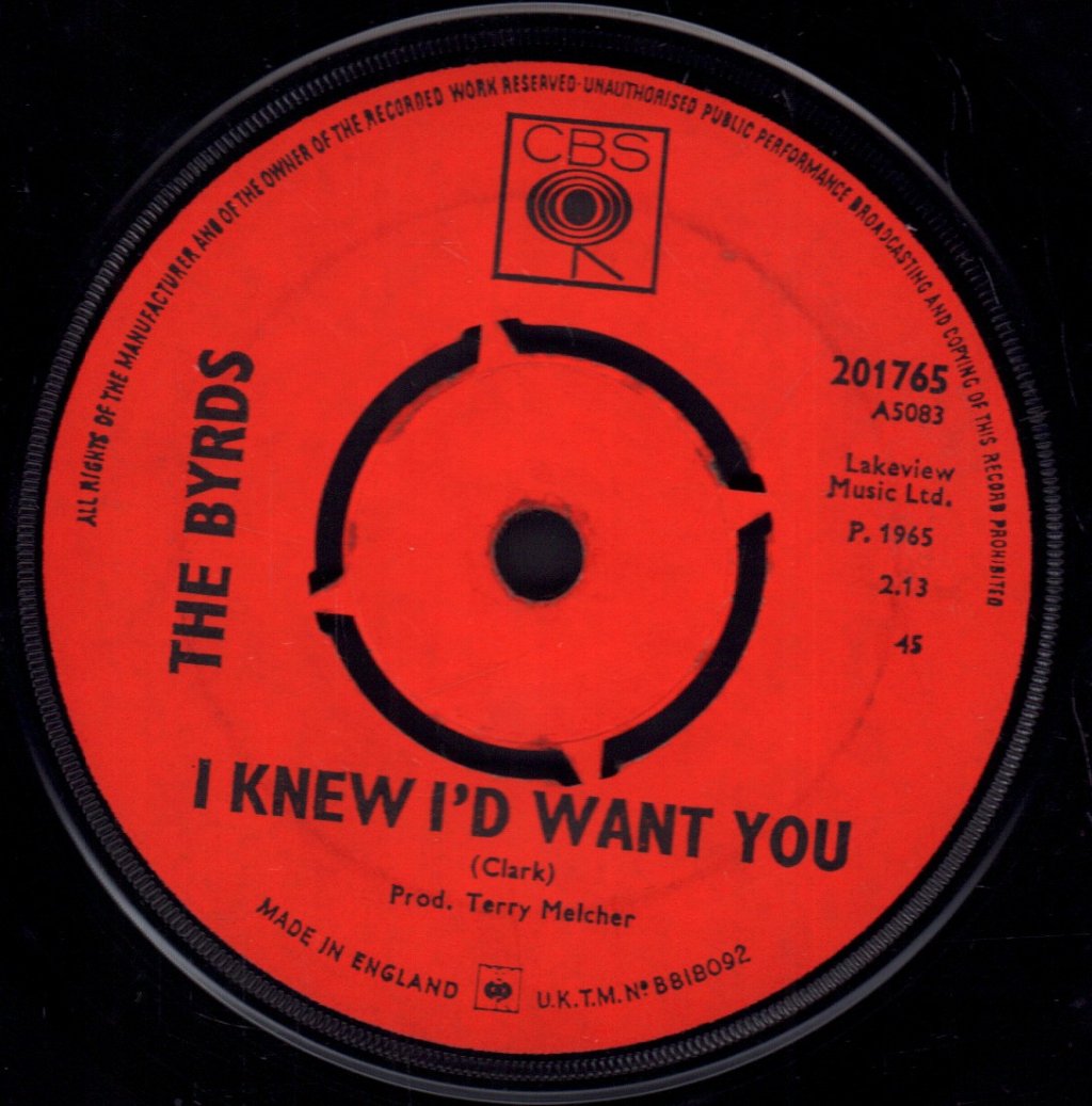 Byrds - Mr Tambourine Man - 7 Inch