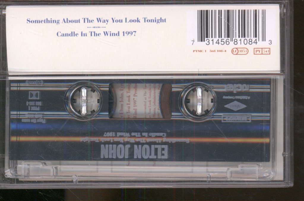 Elton John - Something About The Way You Look Tonight / Candle In The Wind 1997 - Cassette