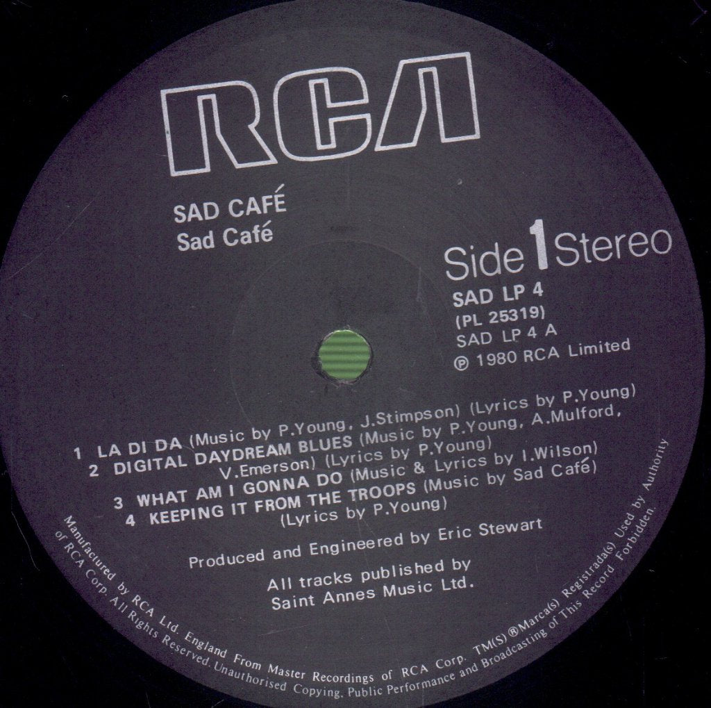 Sad Cafe - Sad Cafe - Lp