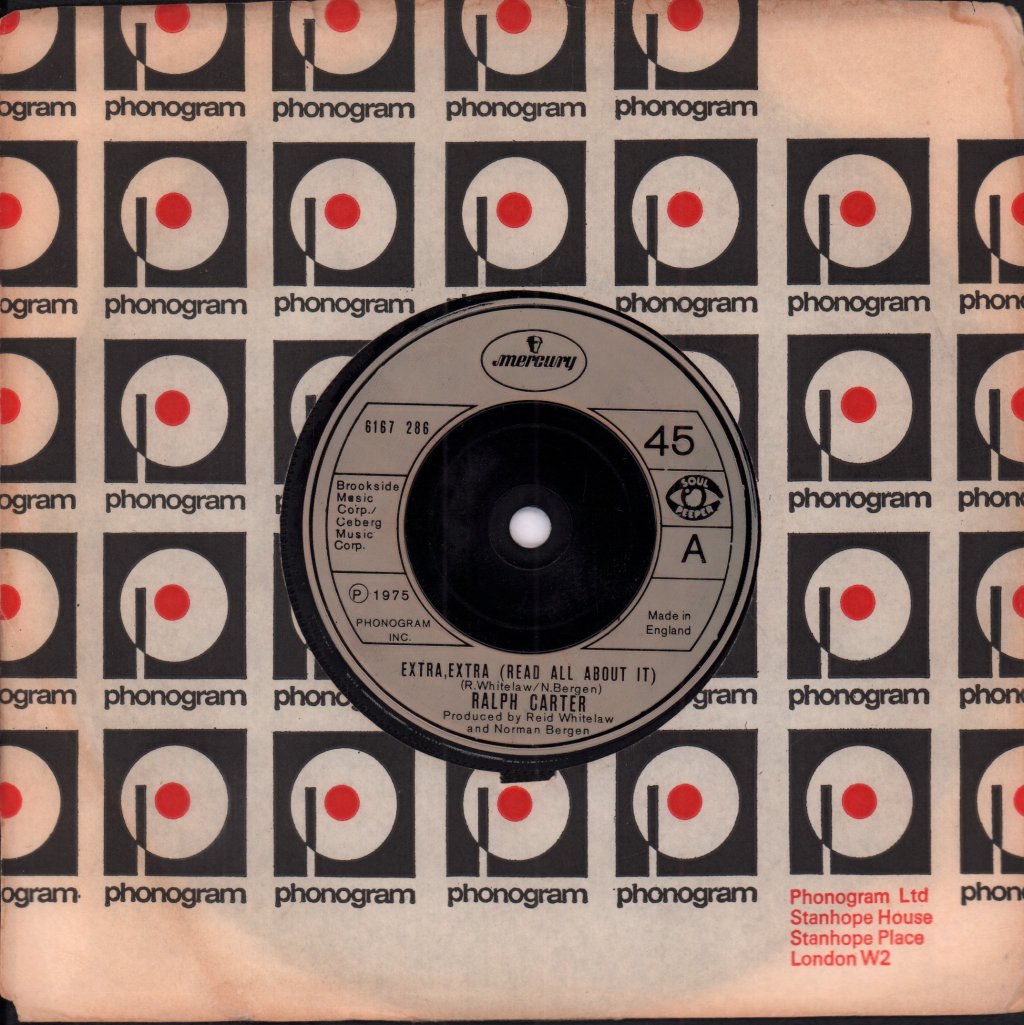 Ralph Carter - Extra Extra Read All About It - 7 Inch