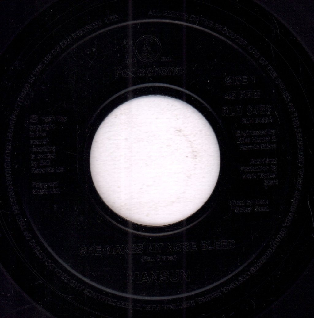 Mansun - She Makes My Nose Bleed - 7 Inch