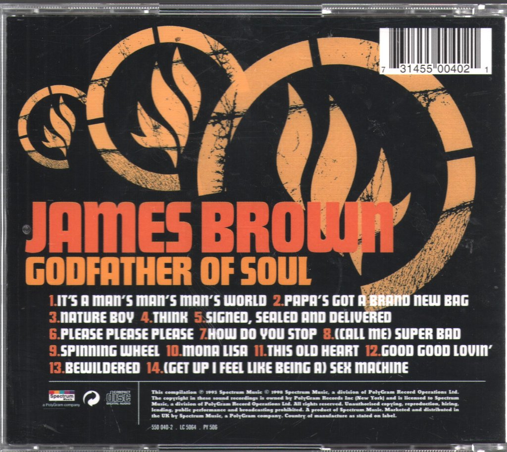 James Brown - Godfather Of Soul - Cd
