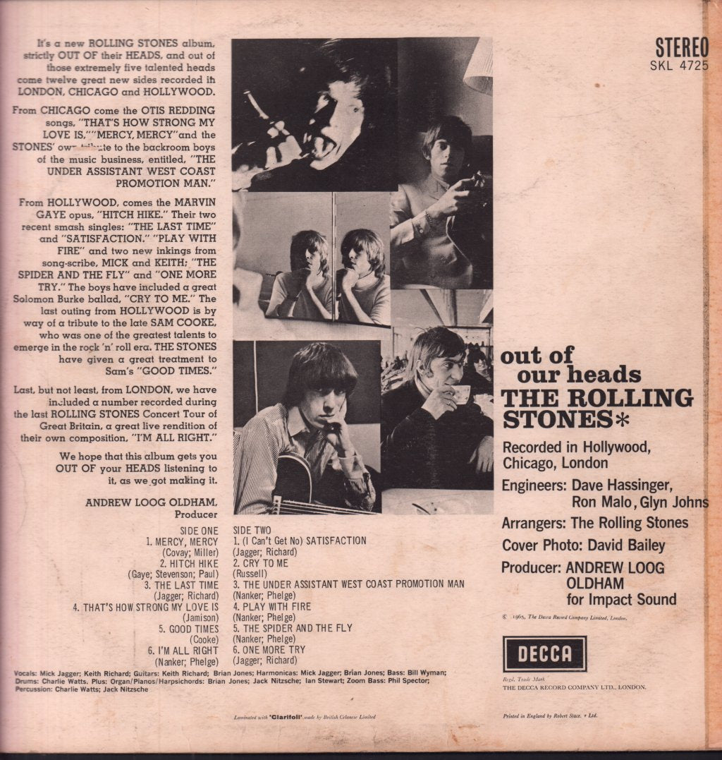 Rolling Stones - Out Of Our Heads - Lp