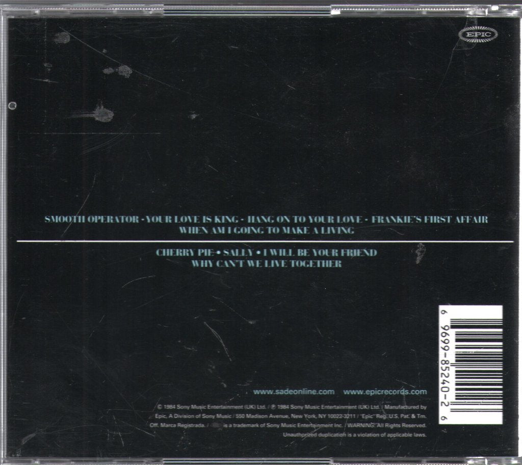 Sade - Diamond Life - Cd