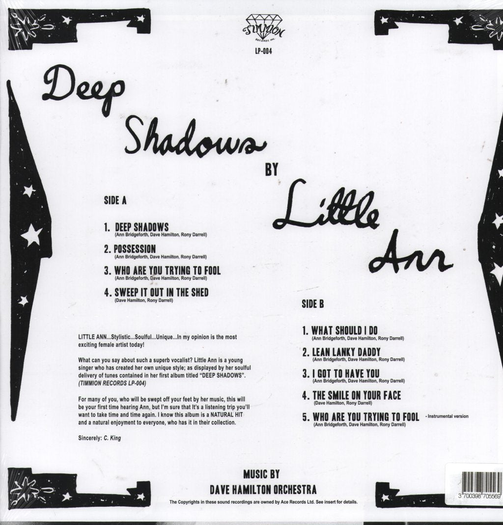 Little Ann - Deep Shadows - Lp