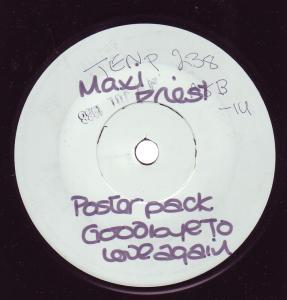 Maxi Priest - Goodbye To Love Again - 7 Inch