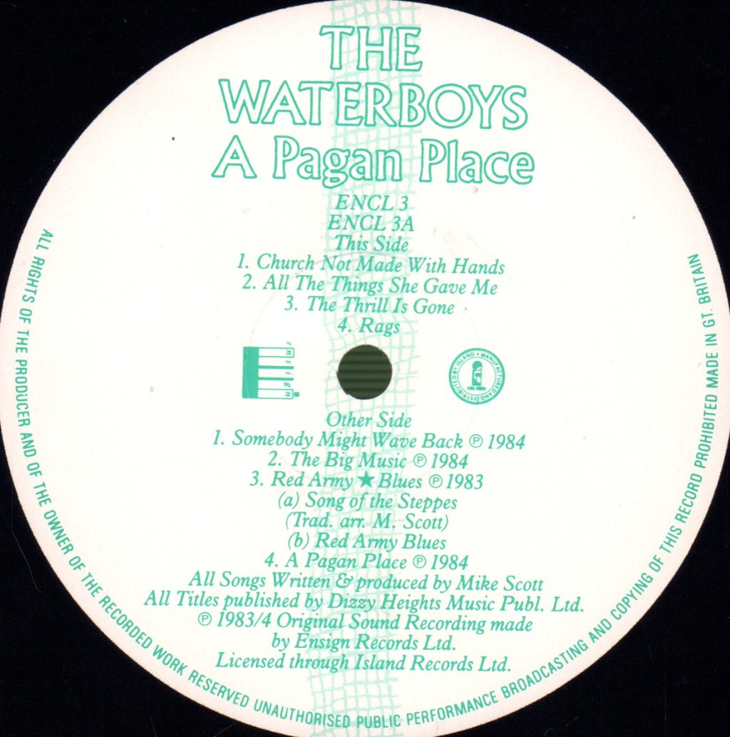 Waterboys - A Pagan Place - Lp