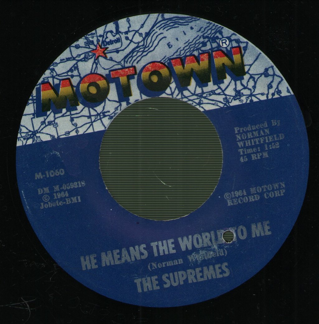 Supremes - Where Did Our Love Go/He Means The World To Me - 7 Inch