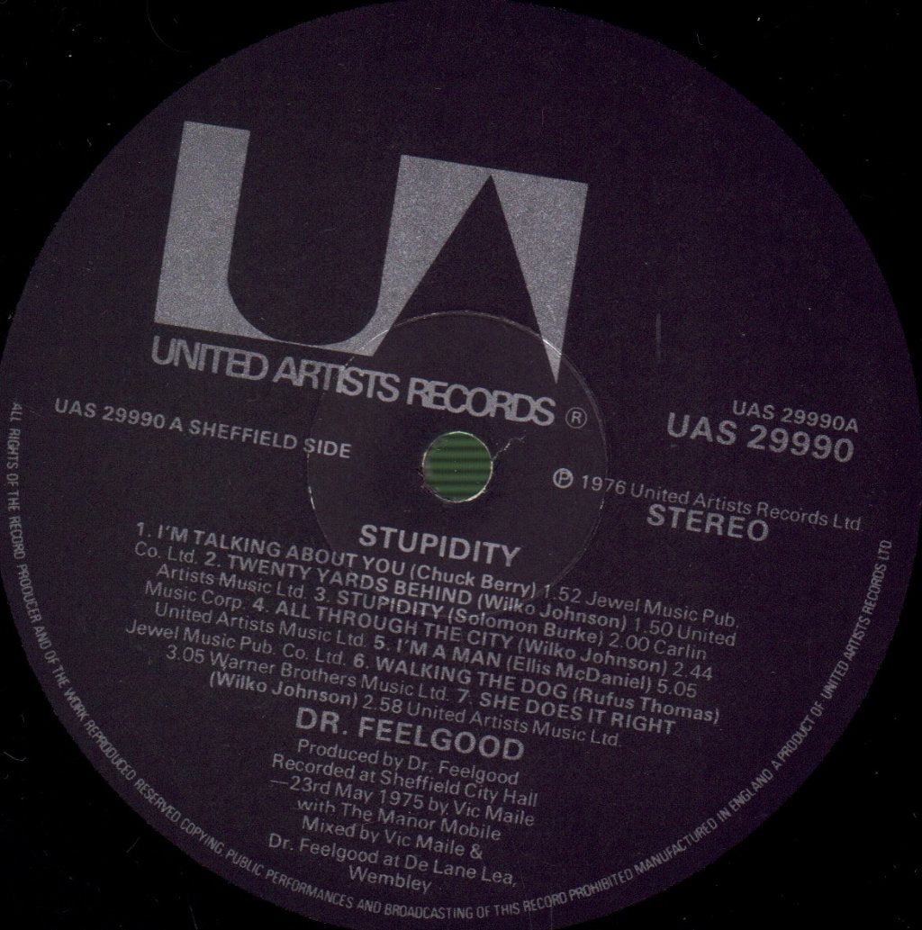 Dr Feelgood - Stupidity - Lp