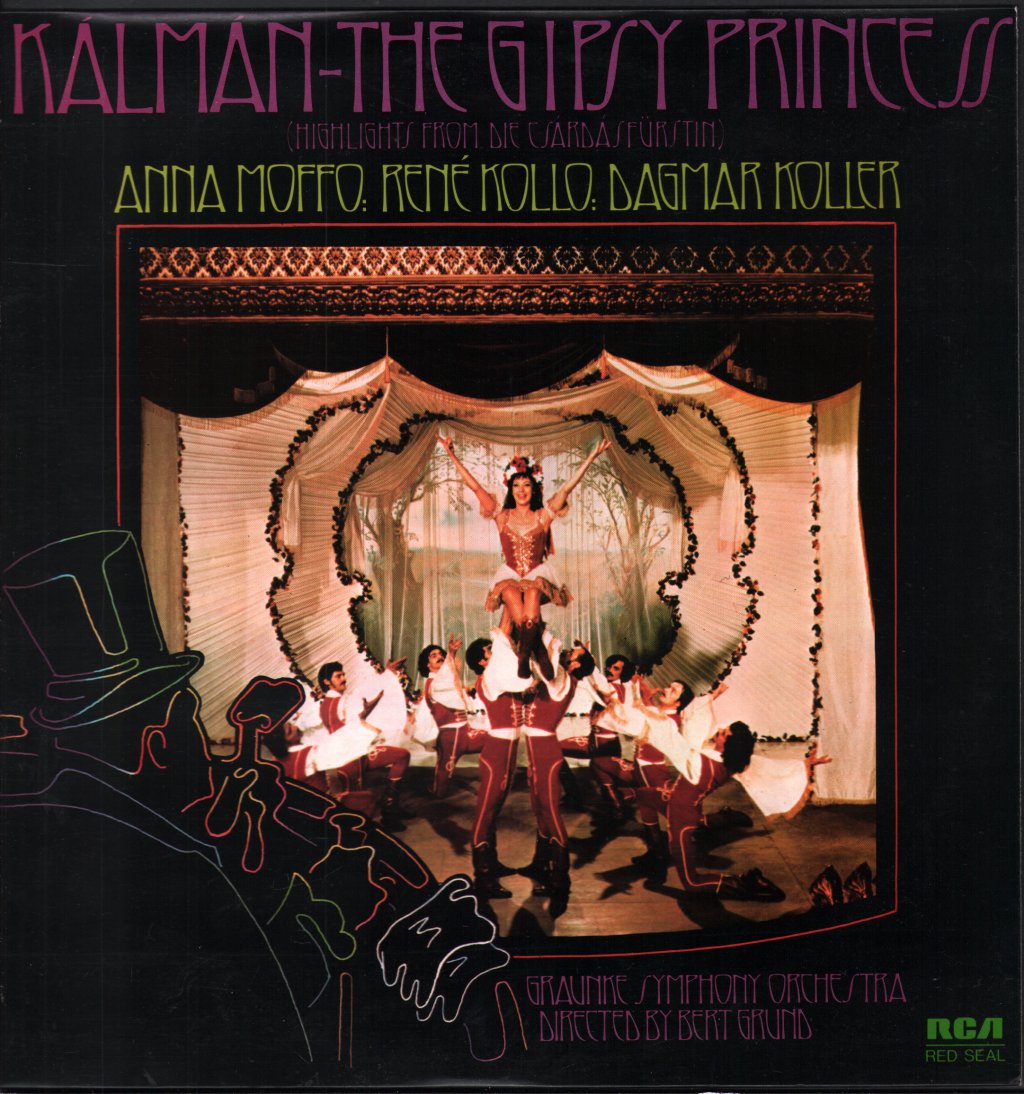 Anna Moffo / Rene Kollo / Dagmar Koller/ Bert Grund - Kalman - Gypsy Princess - Highlights From Die Csardasfurstin - Lp