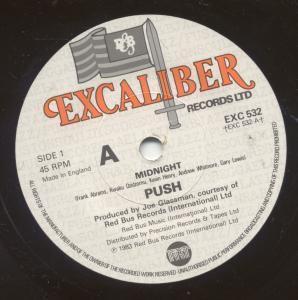 Push (Late 70'S/Early 80'S Group) - Midnight - 7 Inch