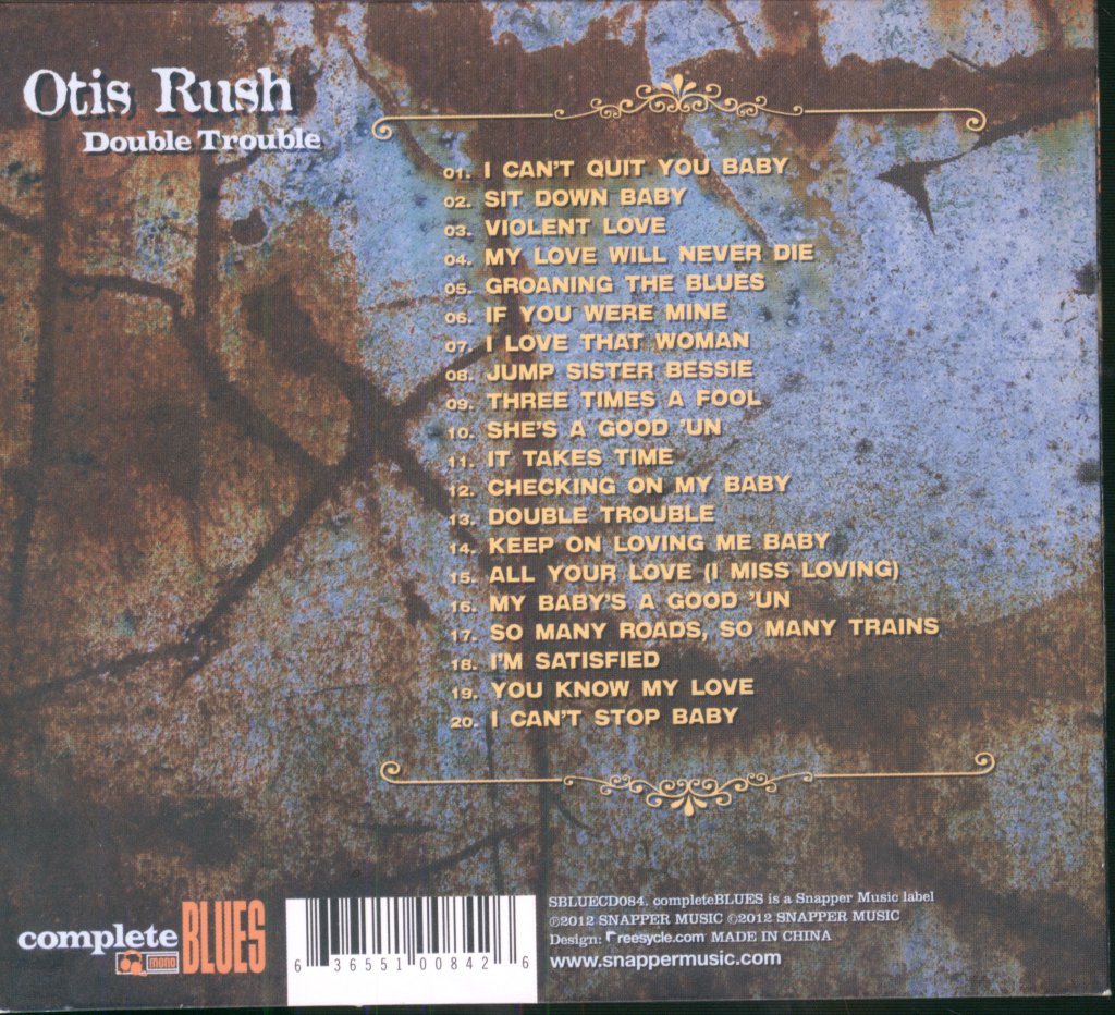 Otis Rush - Double Trouble - Cd