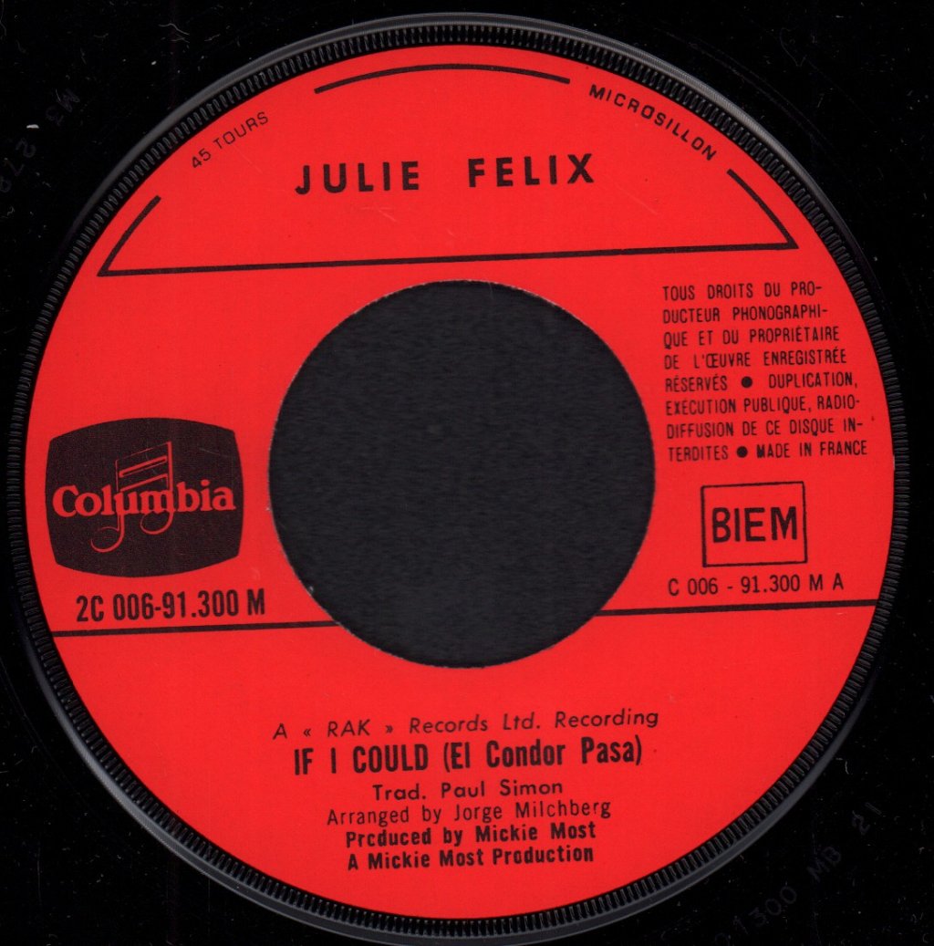 Julie Felix - If I Could - 7 Inch