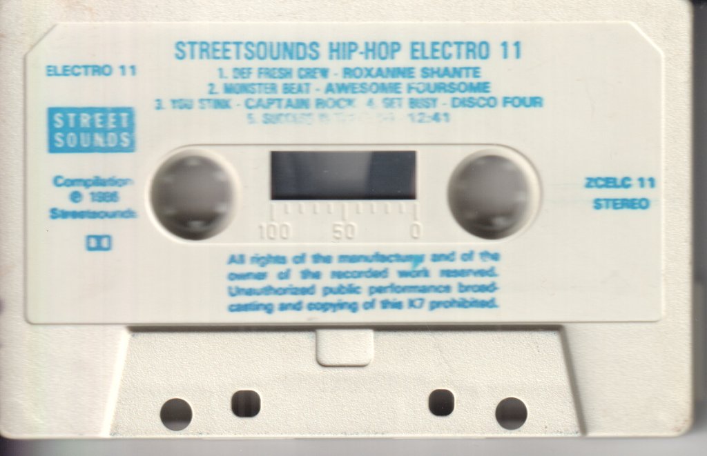 Various Artists - Street Sounds Hip Hop Electro 11 - Cassette