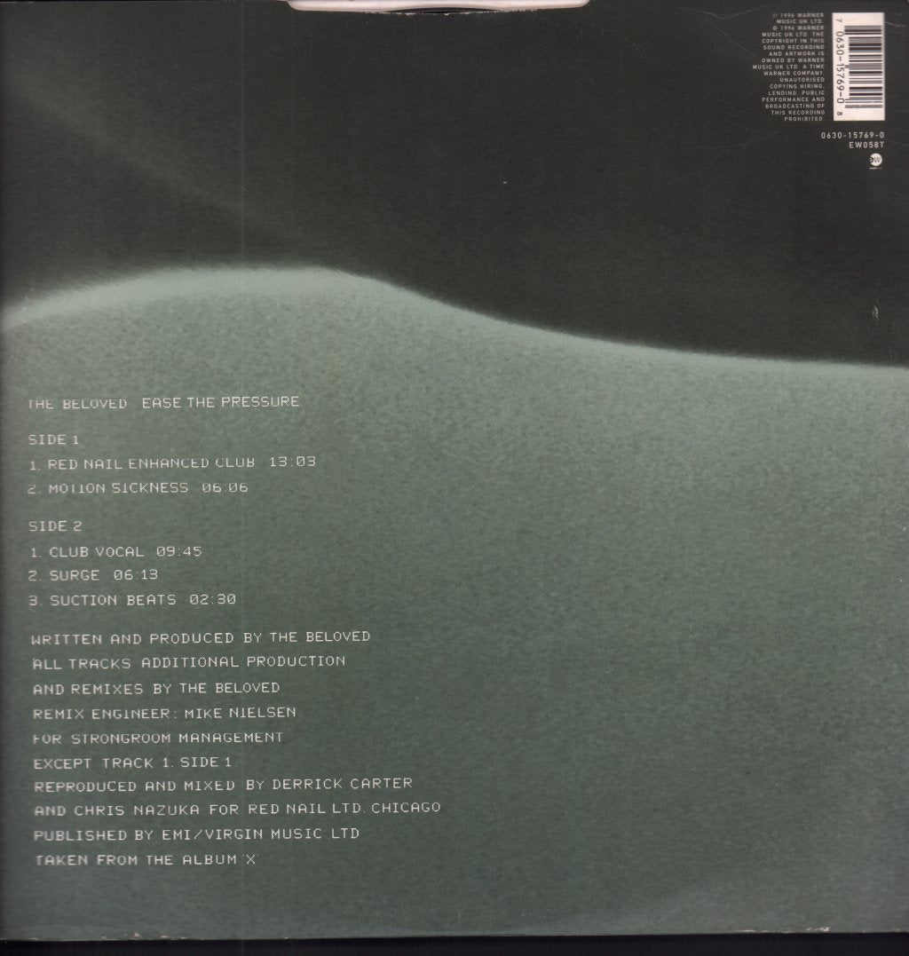 Beloved - Ease The Pressure - 12 Inch