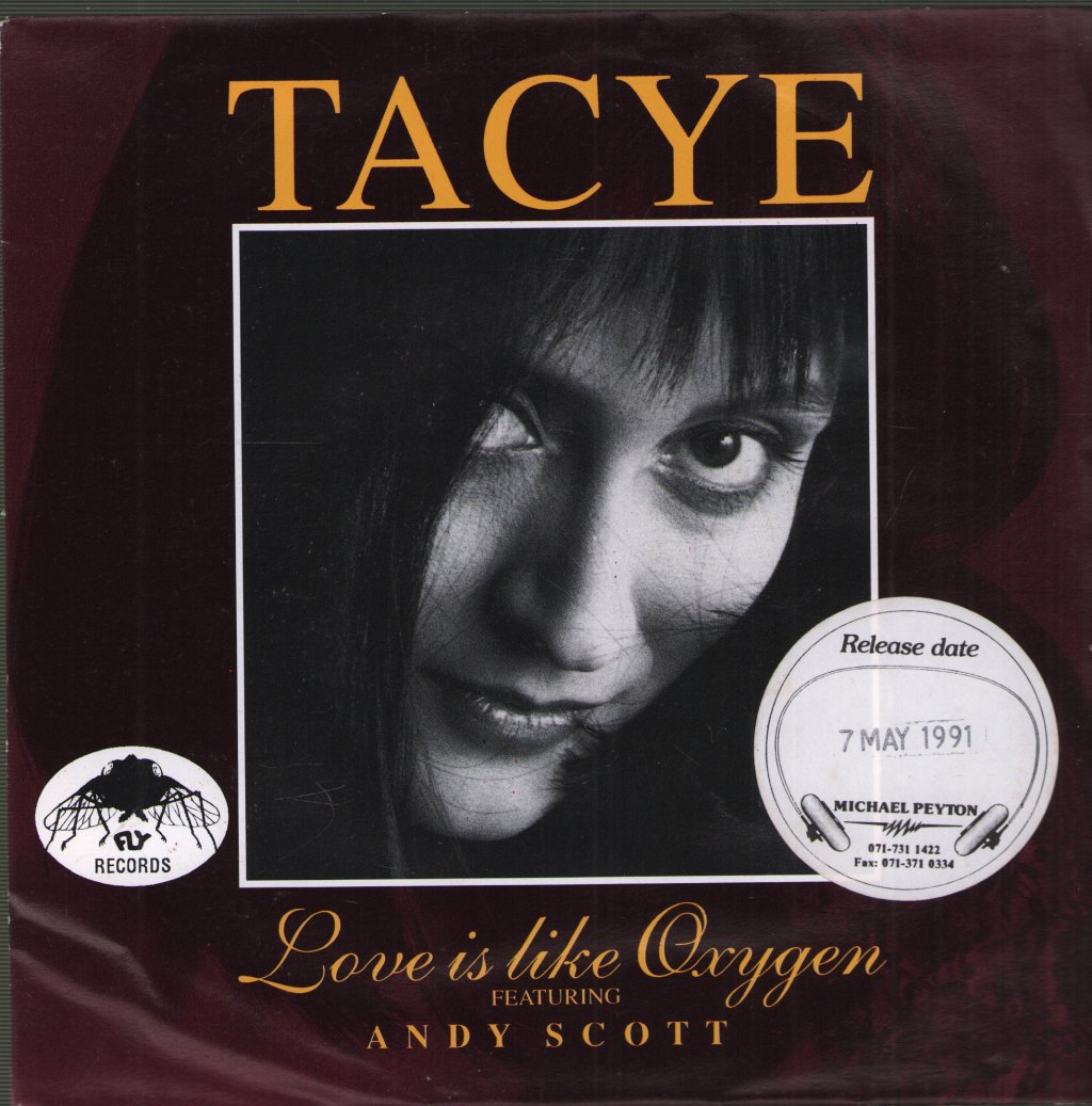 Tacye - Love Is Like Oxygen - 7 Inch