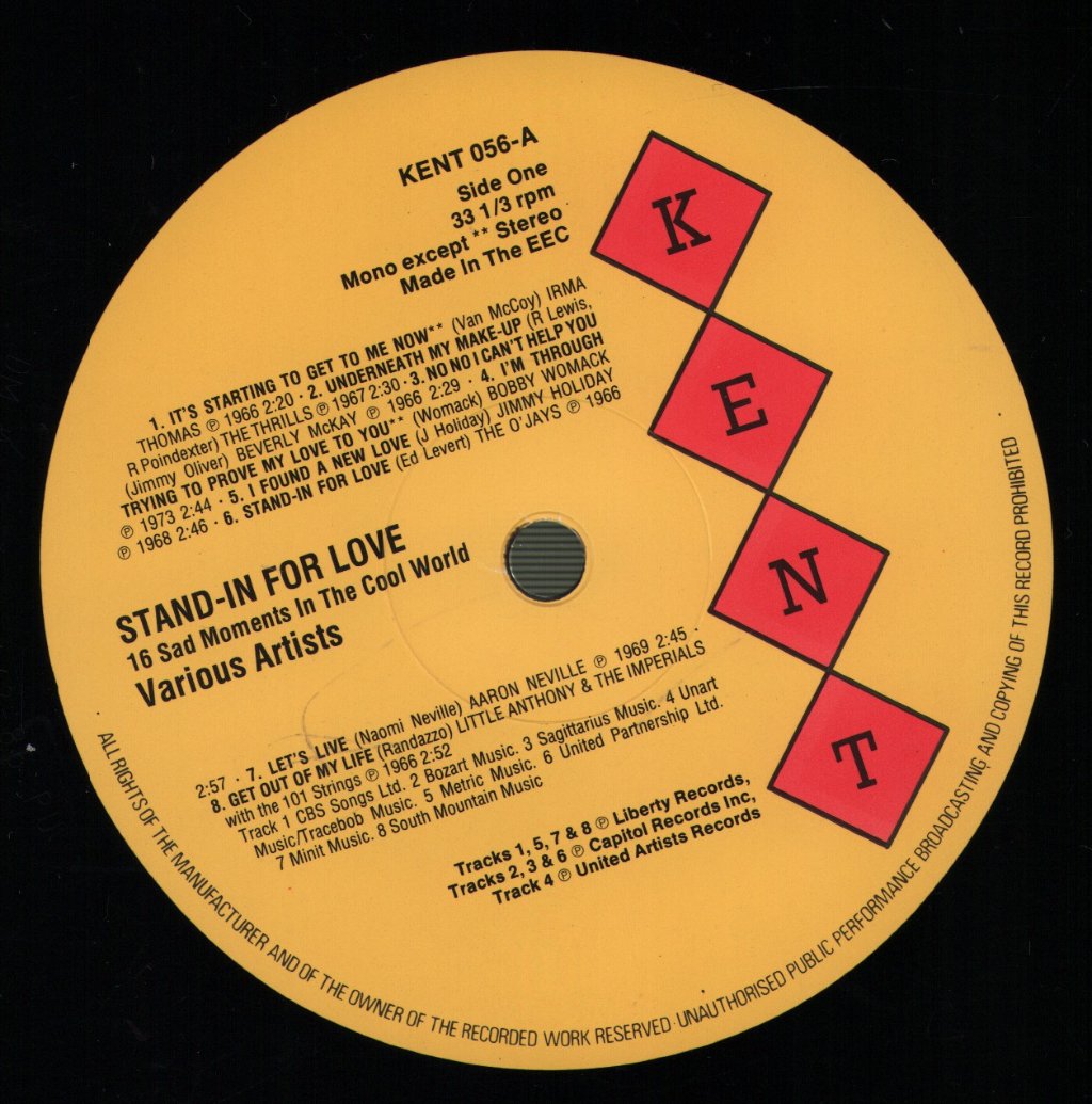 Various Artists - Stand-In For Love - Lp