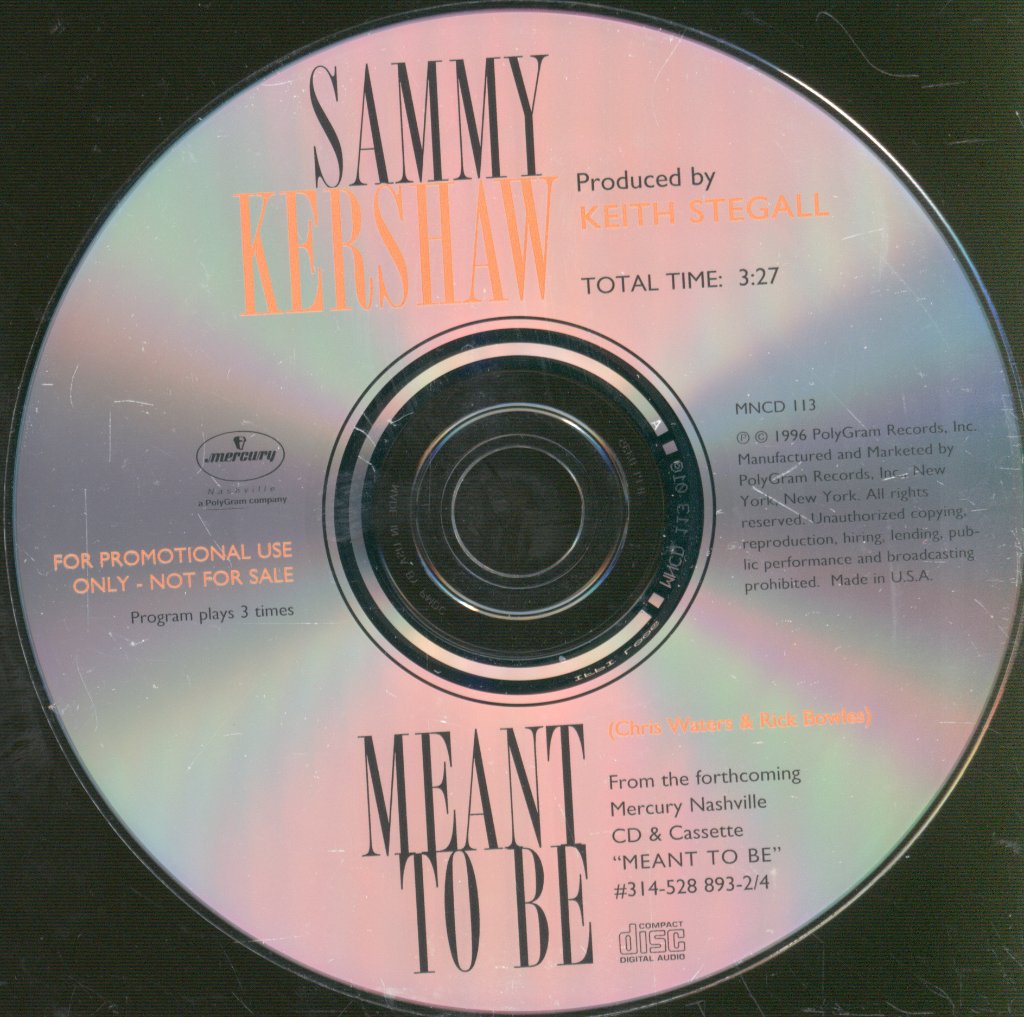 Sammy Kershaw - Meant To Be - Cd