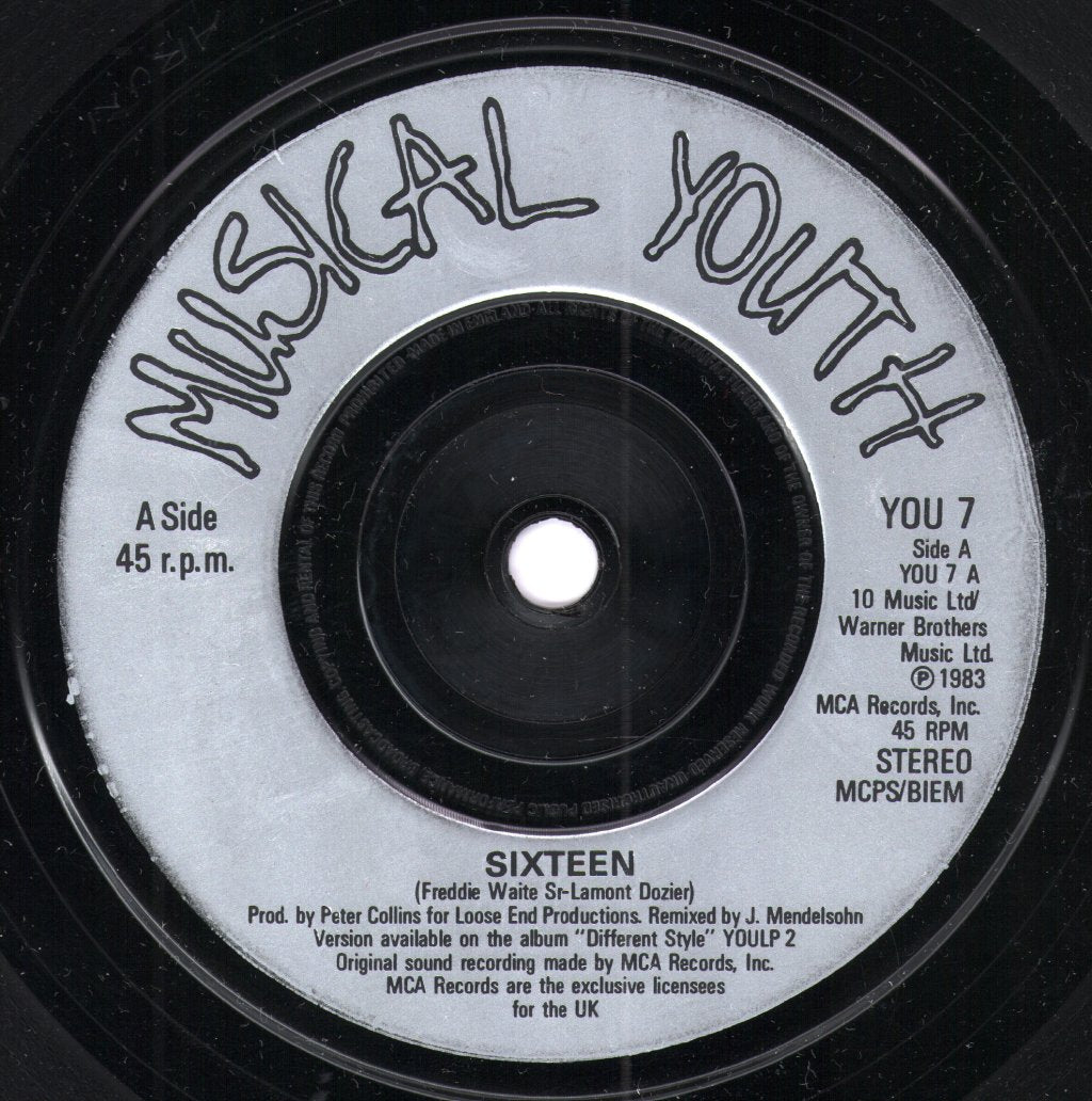 Musical Youth - 16 - 7 Inch