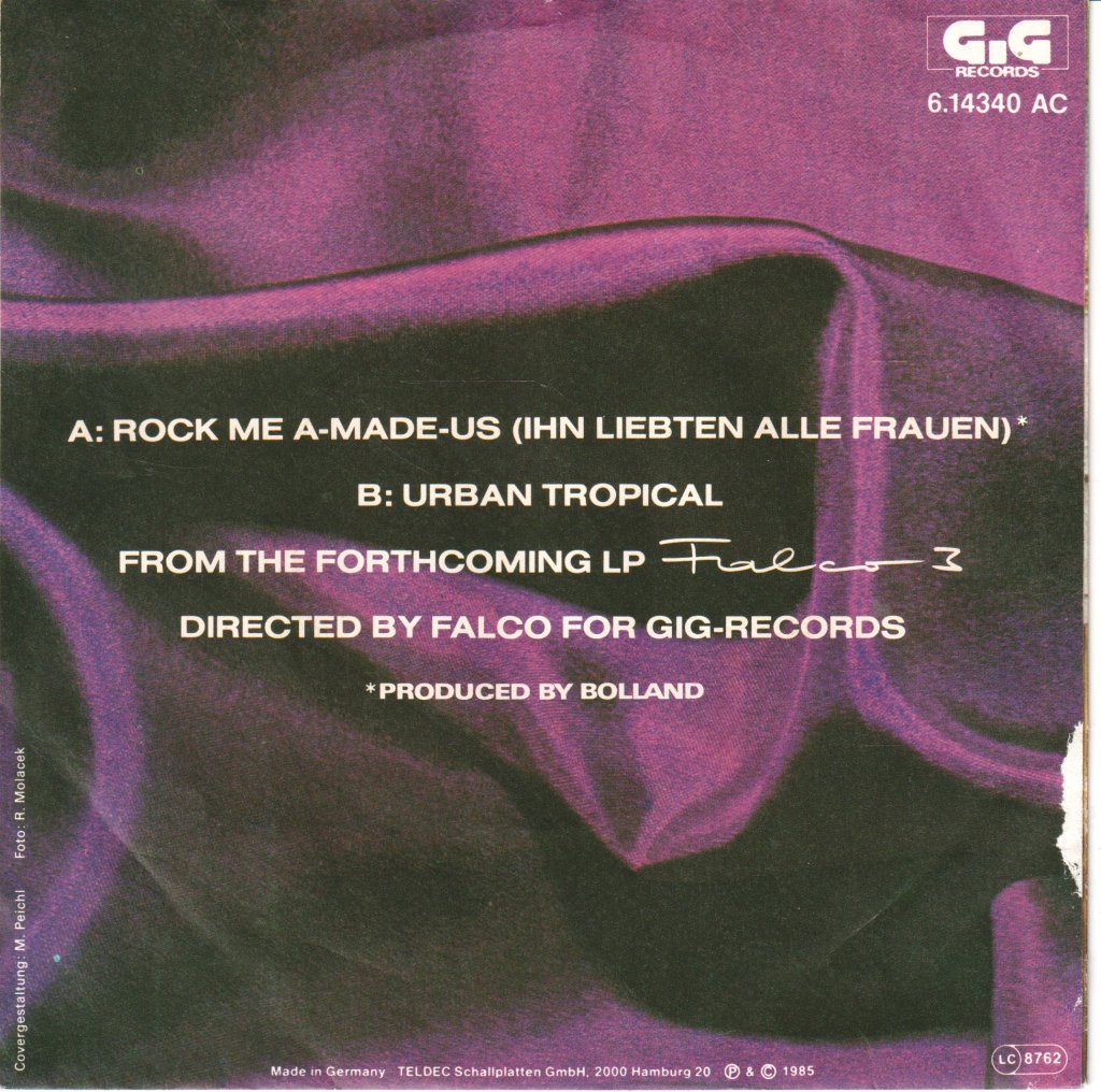 Falco - Rock Me Amadeus - 7 Inch