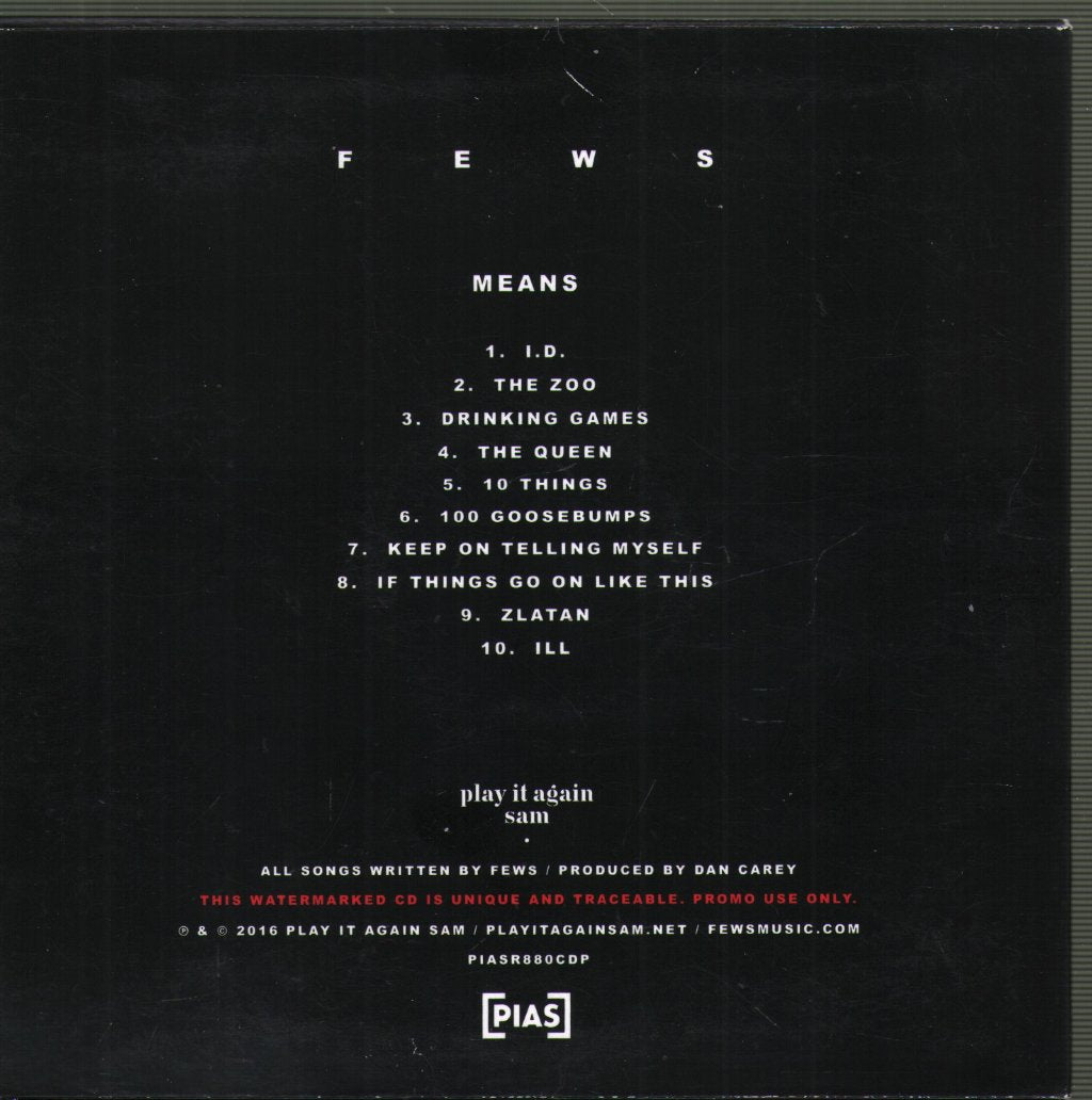 Fews - Means - Cdr