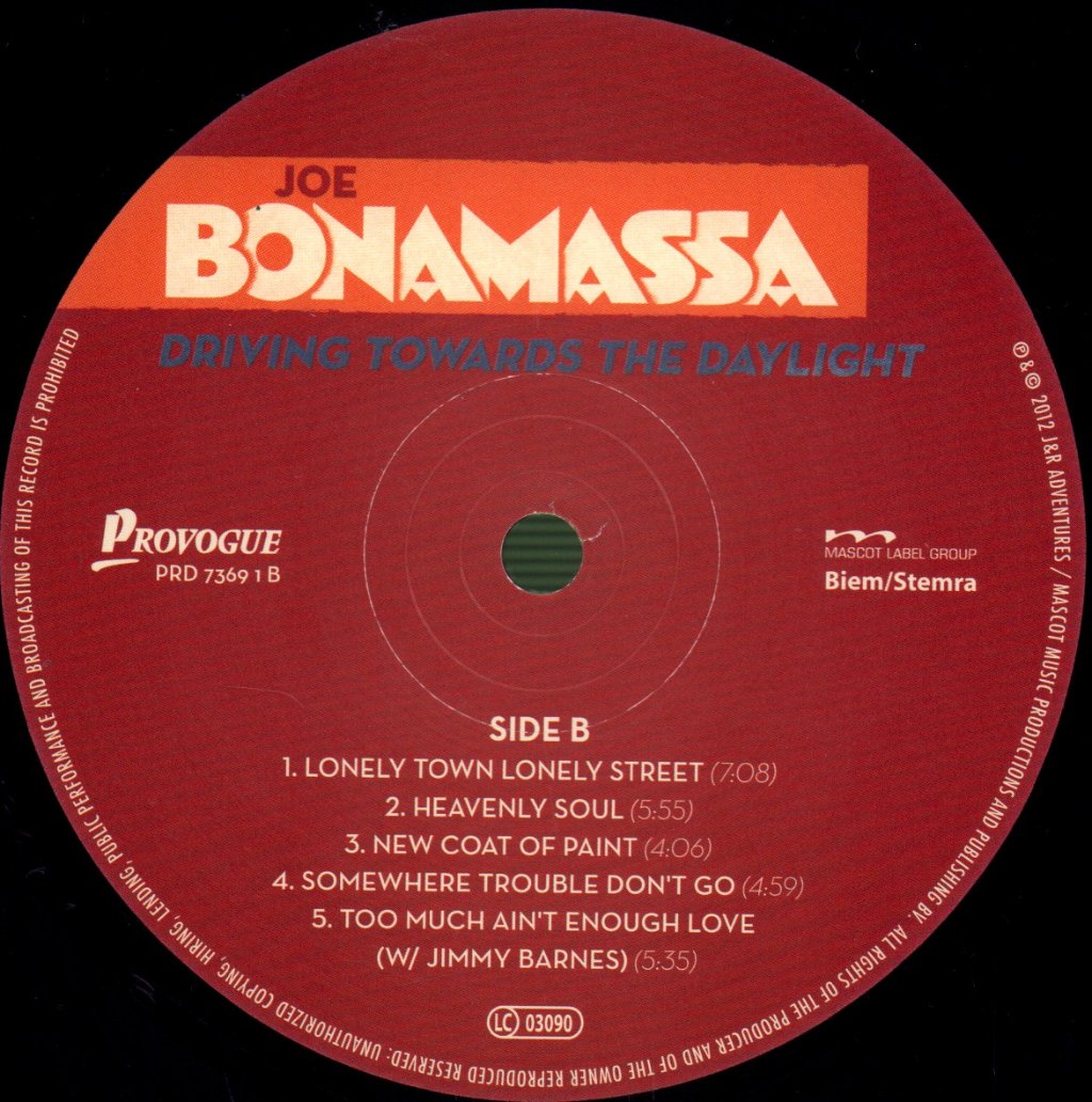 Joe Bonamassa - Driving Towards The Daylight - Lp