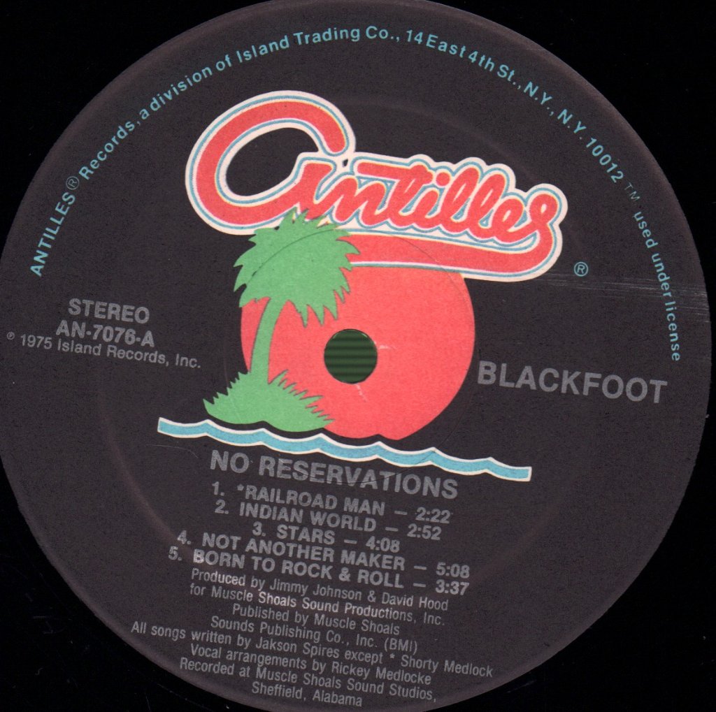 Blackfoot - No Reservations - Lp