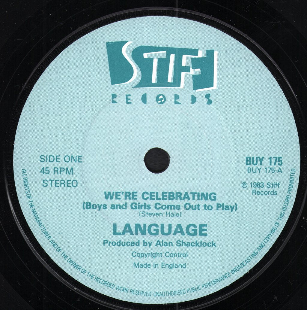 Language - We're Celebrating - 7 Inch