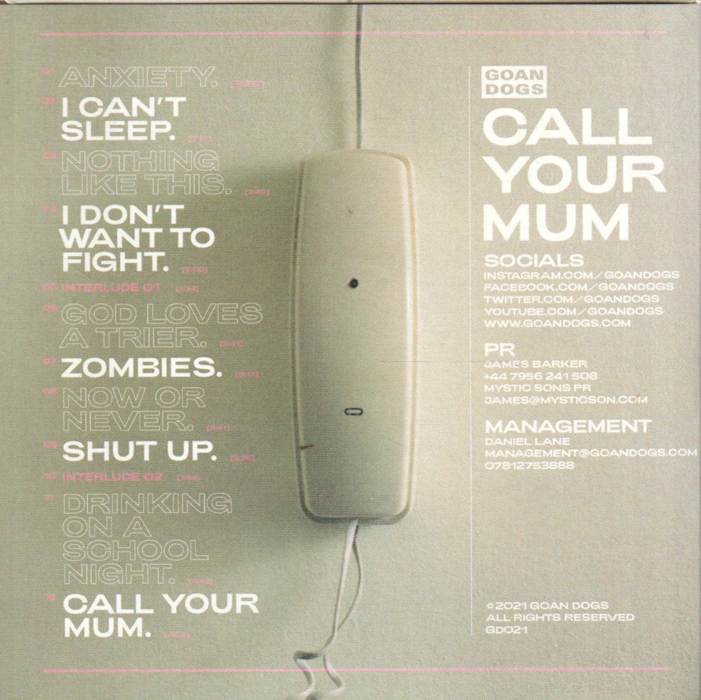 Goan Dogs - Call Your Mum - Cdr