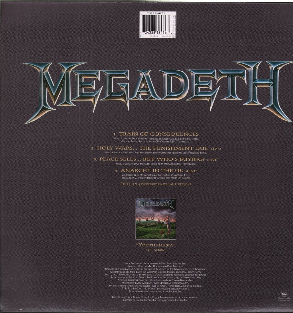Megadeth - Train Of Consequences - 12 Inch