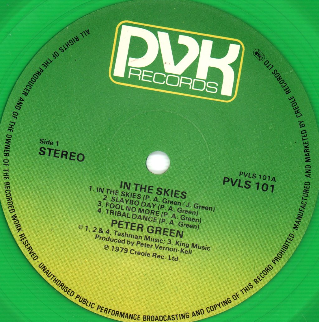 Peter Green - In The Skies - Lp