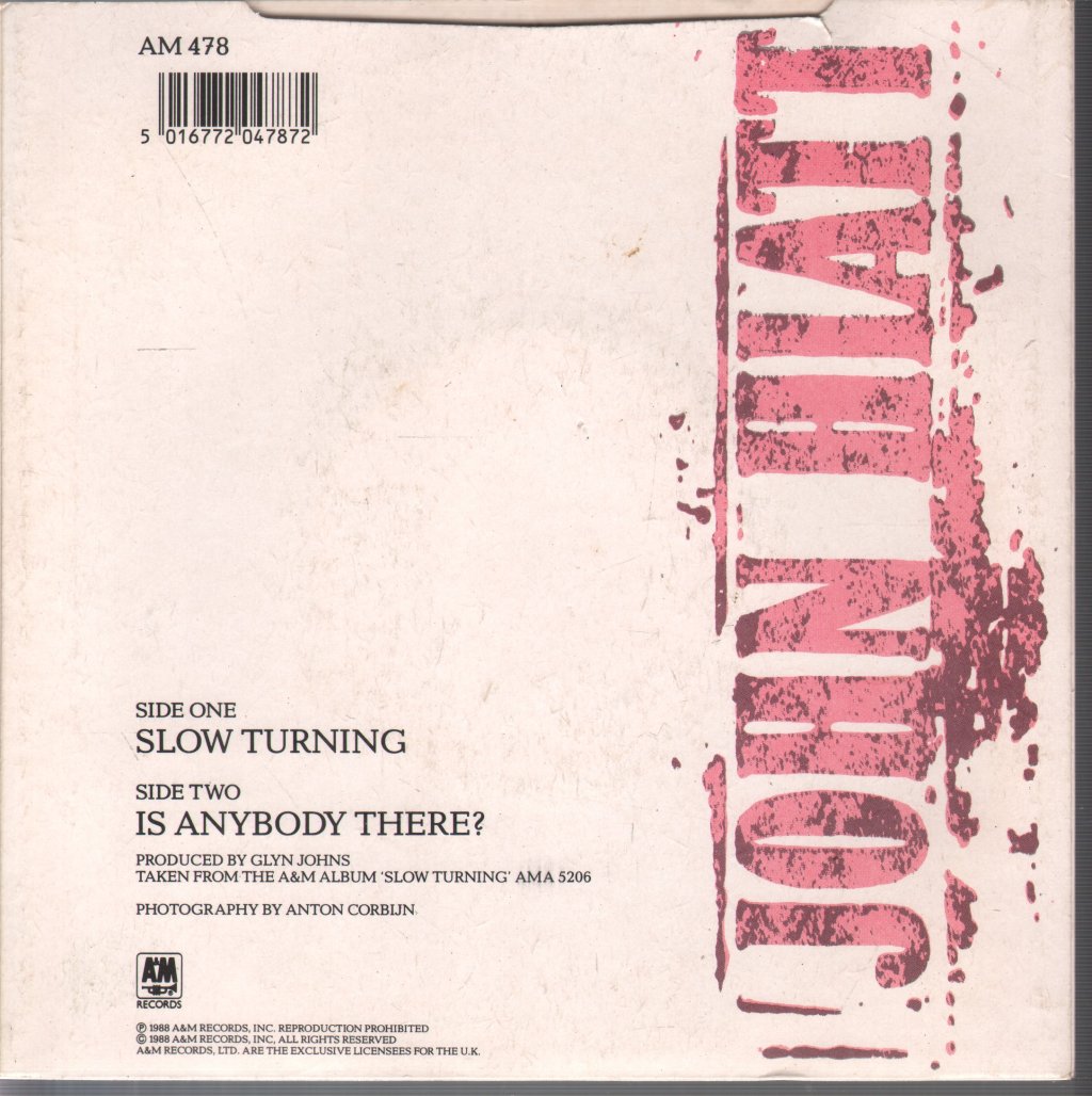 John Hiatt - Slow Turning - 7 Inch