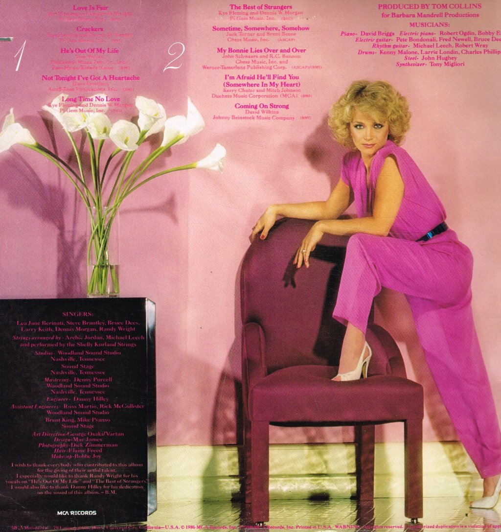 Barbara Mandrell - Love Is Fair - Lp