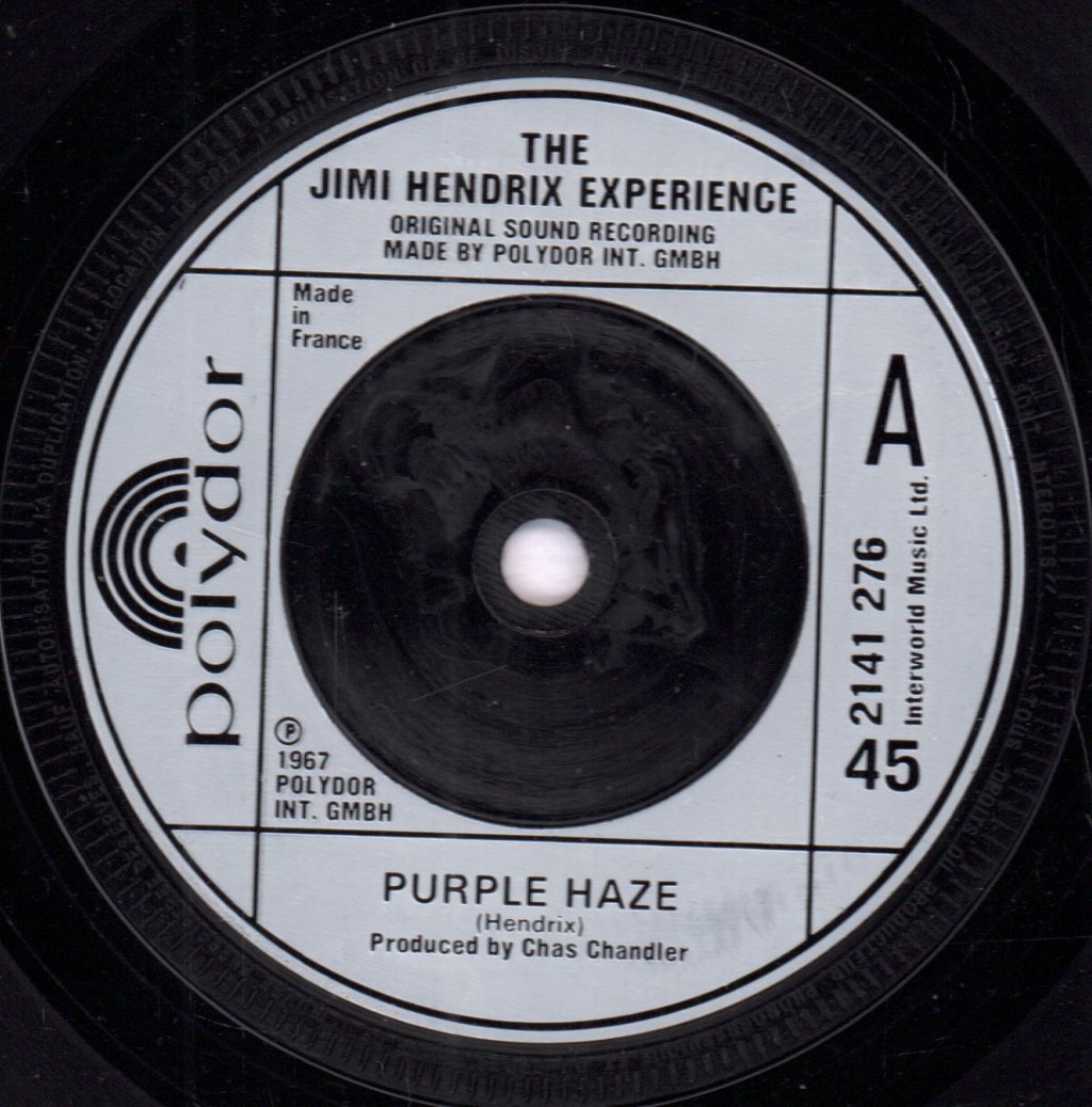 Jimi Hendrix Experience - Purple Haze - 7 Inch
