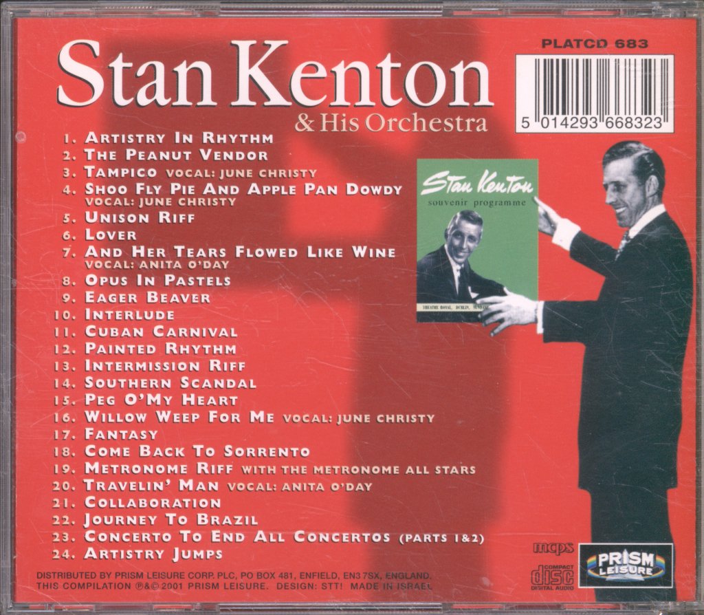 Stan Kenton And His Orchestra - Artistry In Rhythm - Cd