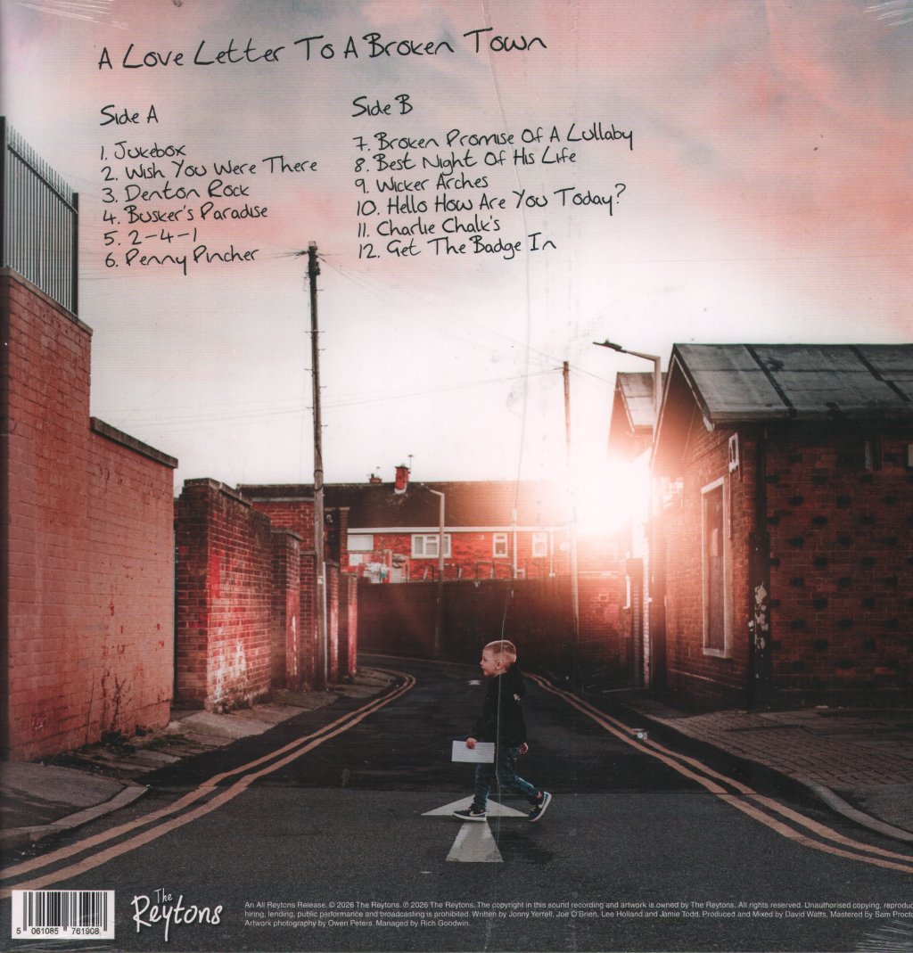 Reytons - A Love Letter To A Broken Town - Lp