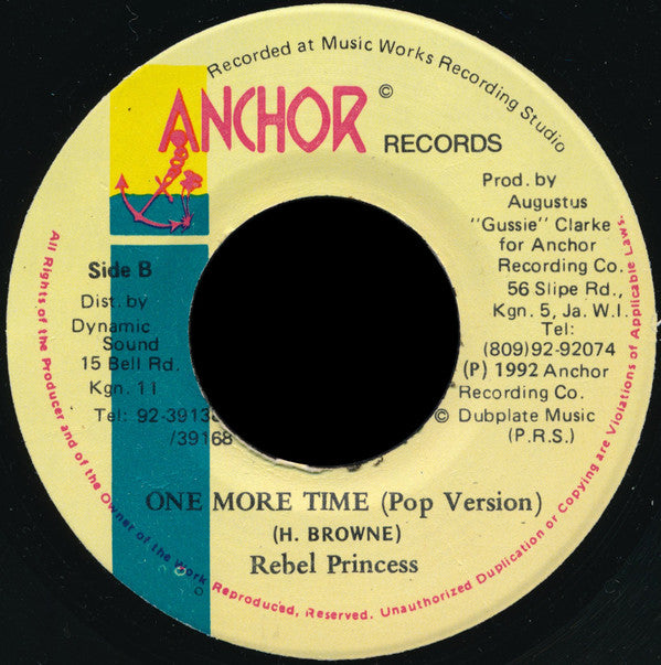 Rebel Princess - One More Time - 7 Inch