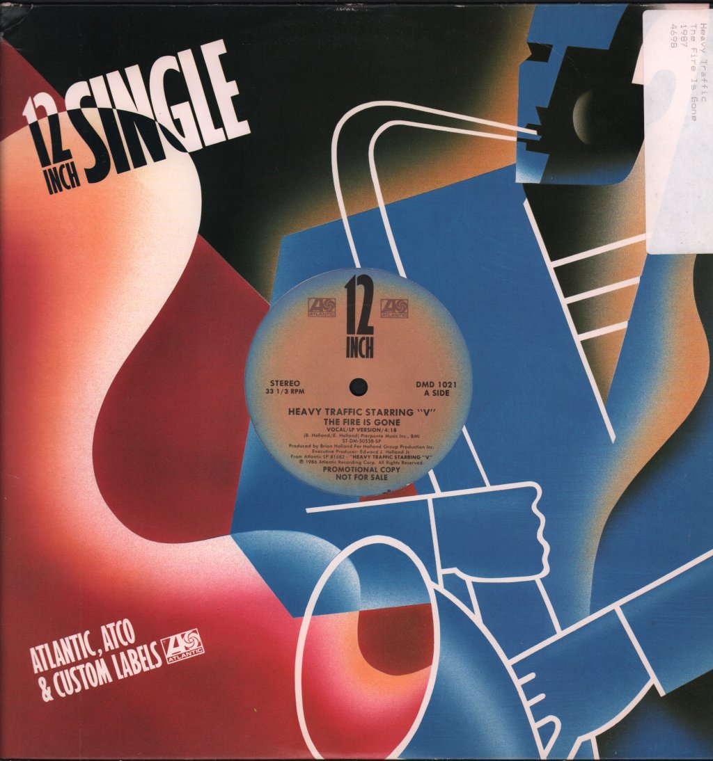 Heavy Traffic Starring V - Fire Is Gone - 12 Inch
