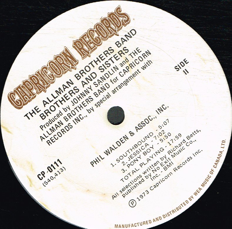 Allman Brothers Band - Brothers And Sisters - Lp