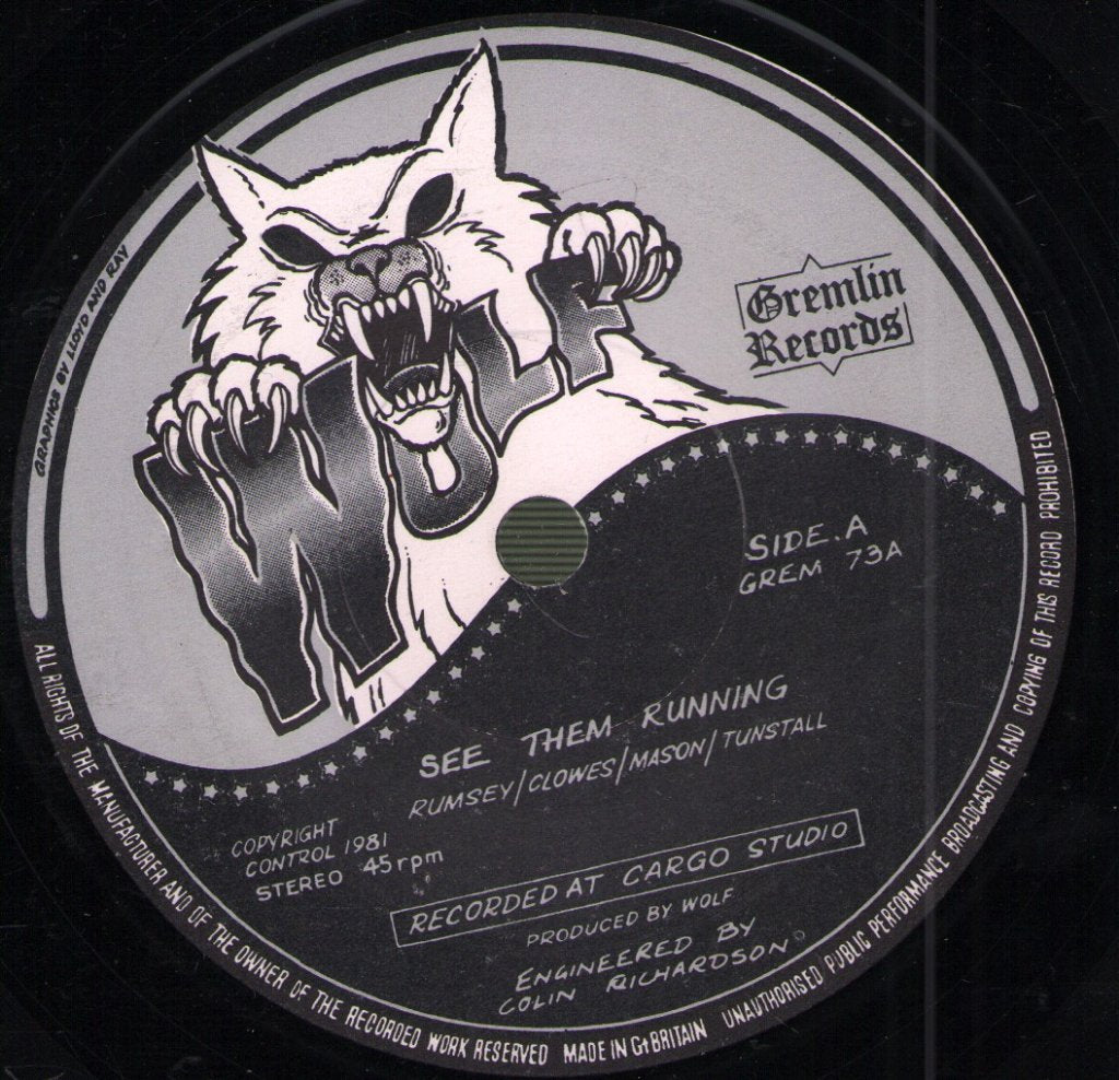 Wolf - Creatures Of The Night / See Them Running - 7 Inch