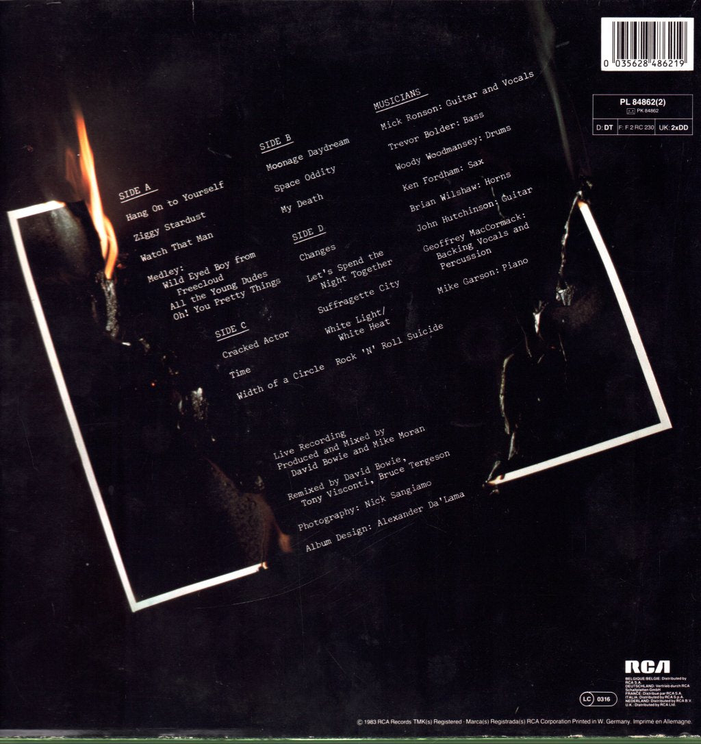 David Bowie - Ziggy Stardust - The Motion Picture - Double Lp