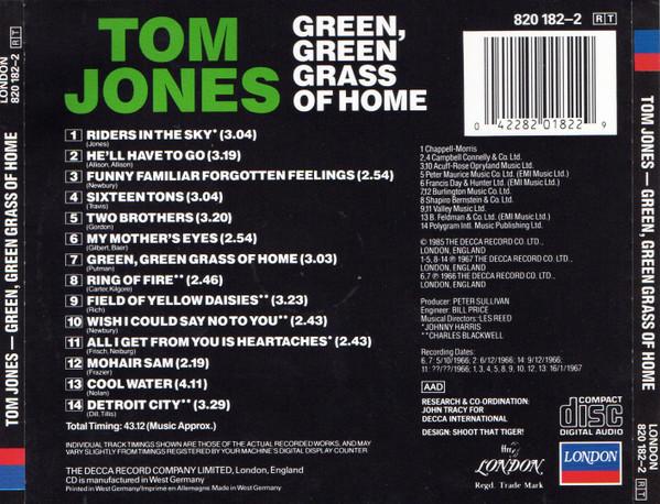 Tom Jones - Green, Green Grass Of Home - Cd