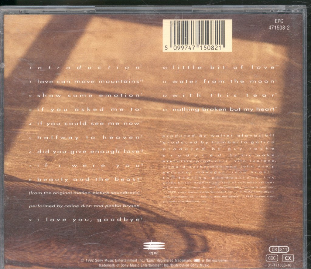 Celine Dion - Celine Dion - Cd