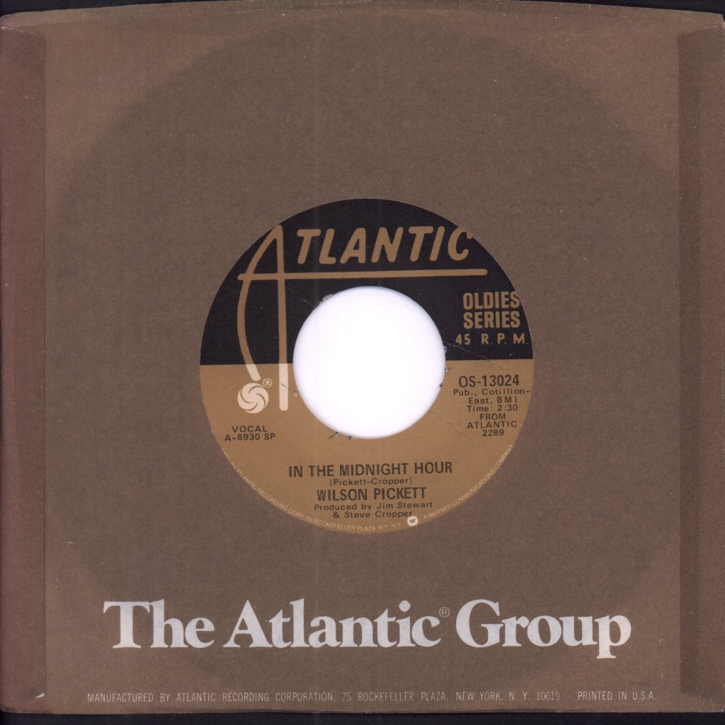 Wilson Pickett - In The Midnight Hour - 7 Inch