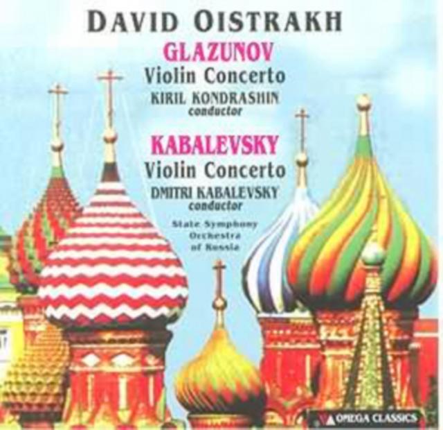 Oistrakh - Glazunov and Kabalevsky Violin Concertos - Cd