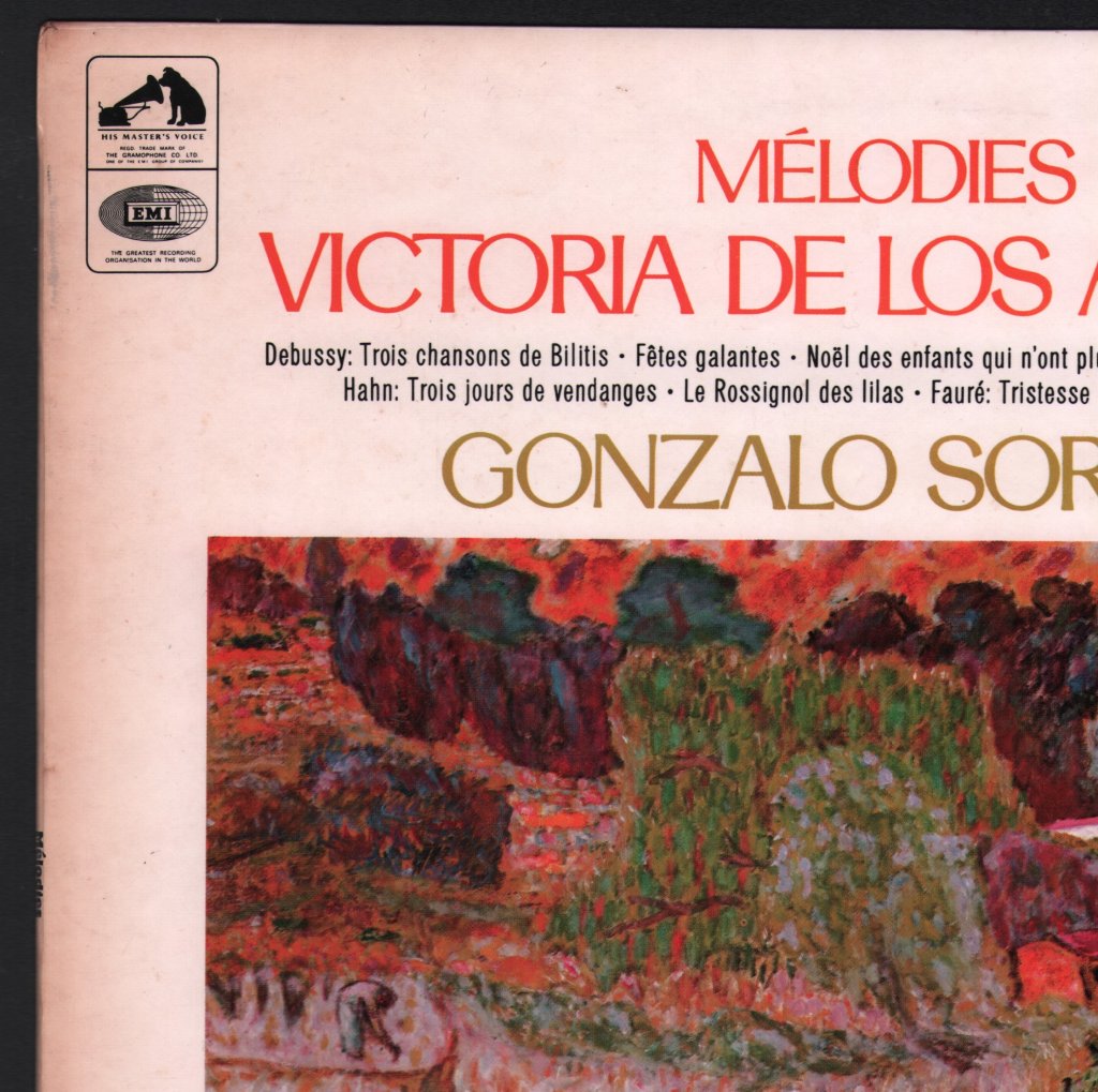 Victoria De Los Angeles / Gonzalo Soriano - Mélodies - Lp