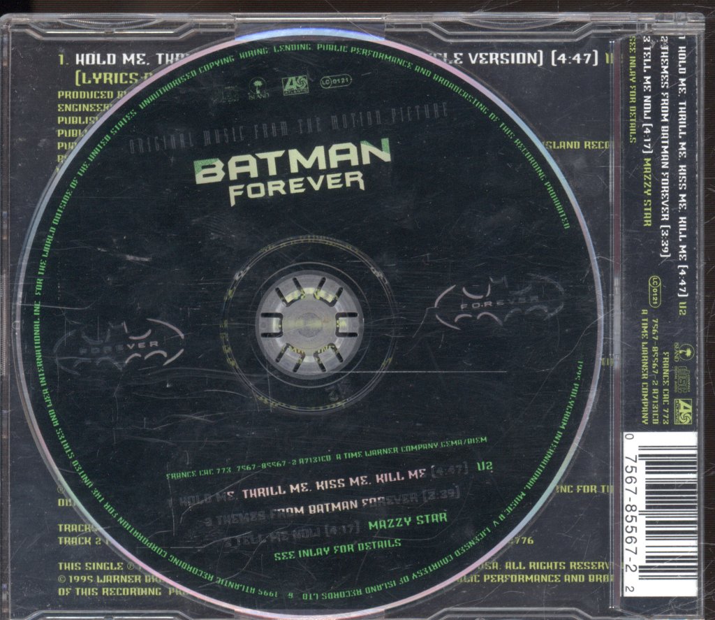 U2 - Hold Me, Thrill Me, Kiss Me, Kill Me (Original Music From The Motion Picture Batman Forever) - Cd