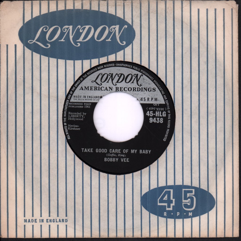 Bobby Vee - Take Good Care Of My Baby - 7 Inch